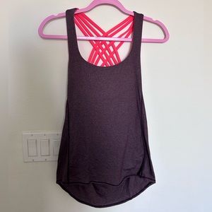 Lululemon Free To Be Wild 2 in 1 tank Rare EUC size 4